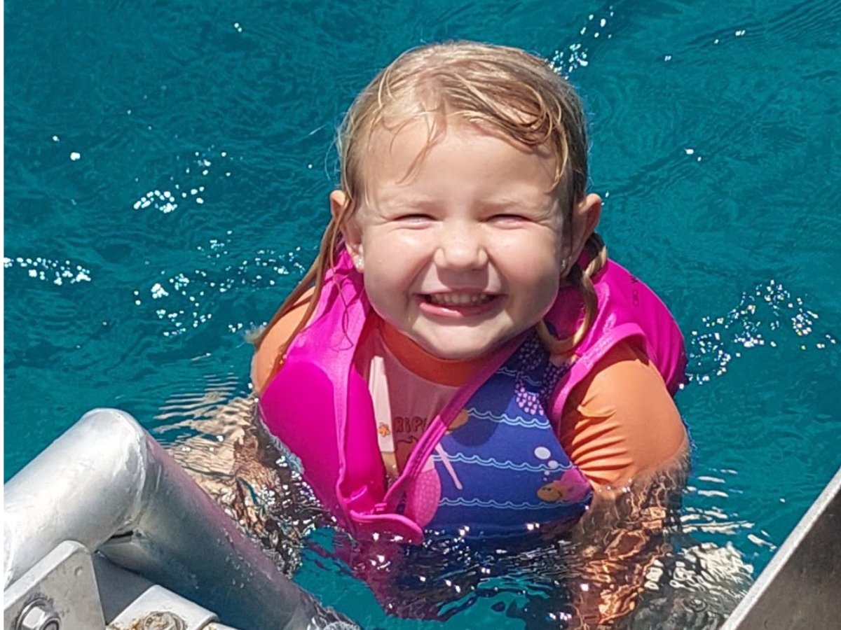 Young guest enjoying the Iririki Island snorkel tour